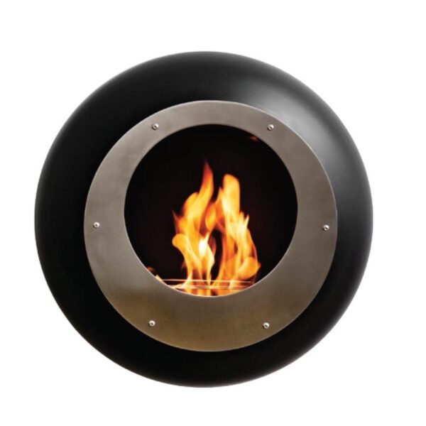 Biokominek wiszący Vellum Black Cocoon Fires