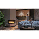 Biokominek Corner L 1200 z szybą Simple Fire - obrazek 10