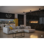 Biokominek Frame 1800 Czarny Matowy z szybą Simple Fire - obrazek 6