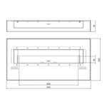Wkład do kominka tradycyjnego Simplebox 600 SimpleFire