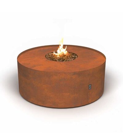 Kominek gazowy Galio Fire Pit Corten Automatic Planika Fires