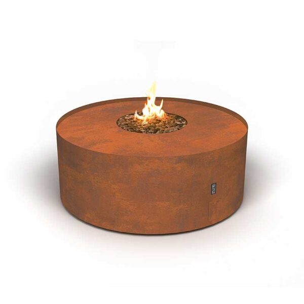 Kominek gazowy Galio Fire Pit Corten Automatic Planika Fires