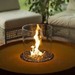 Kominek gazowy Galio Fire Pit Corten Automatic Planika Fires