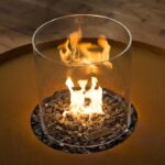 Kominek gazowy Galio Fire Pit Corten Automatic Planika Fires