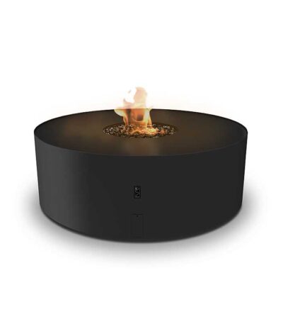 Kominek gazowy Galio Fire Pit Black Automatic Planika Fires