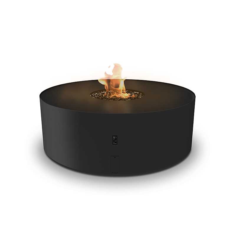 Kominek gazowy Galio Fire Pit Black Automatic Planika Fires