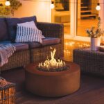 Kominek gazowy Galio Star Corten Automatic Planika Fires