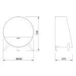 Biokominek automatyczny Bubble Wall & Floor Planika Fires