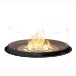 Biokominek Inround bez rury z podkładką wolnostojącą Infire