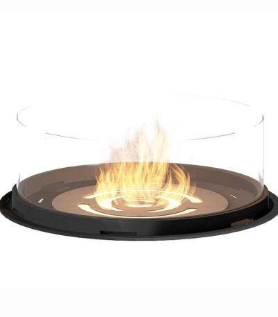 Biokominek Inround bez rury z podkładką wolnostojącą Infire