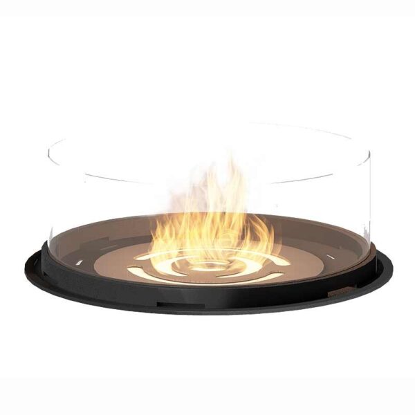 Biokominek Inround bez rury z podkładką wolnostojącą Infire