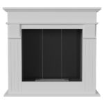 Biokominek August P Biały Kratki