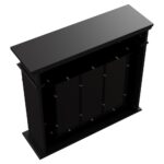 Biokominek August P Czarny Kratki