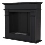 Biokominek August P Czarny Kratki