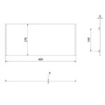 Biokominek portalowy August P czarny z szybą Kratki