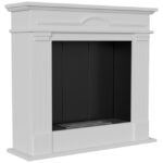 Biokominek December P Biały Kratki