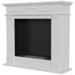 Biokominek December P Biały Kratki