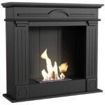 Biokominek December P Czarny Kratki