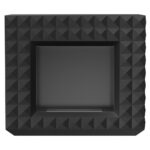 Biokominek Egzul Czarny Kratki