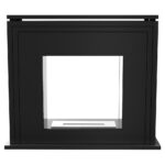 Biokominek June Tunel Czarny Kratki