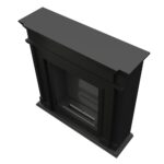 Biokominek Legionis Czarny Kratki