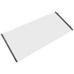 Biokominek December P Czarny z szybą Kratki