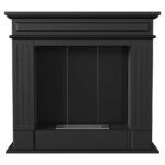 Biokominek November P Czarny Kratki