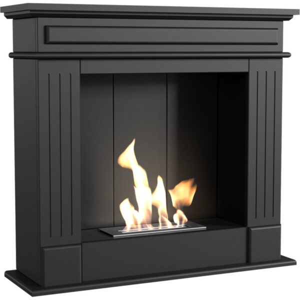 Biokominek November P Czarny Kratki