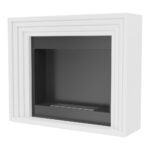 Biokominek Planet Biały Kratki