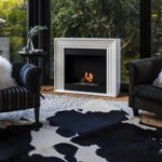 Biokominek Planet Biały Kratki