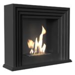 Biokominek Quaerere Czarny Kratki