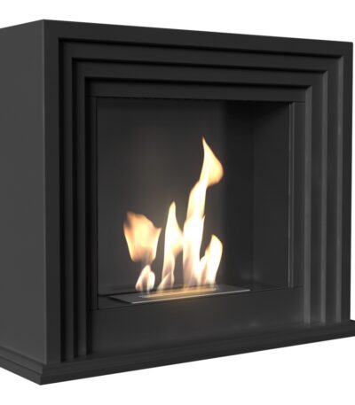 Biokominek Quaerere Czarny Kratki