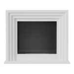 Biokominek Quaerere Biały z szybą Kratki