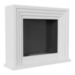 Biokominek Quaerere Biały z szybą Kratki