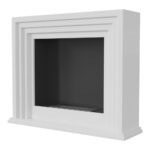 Biokominek Quaerere Biały z szybą Kratki