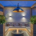 Biokominek Ark 40 SS Natural z szybą EcoSmart Fire