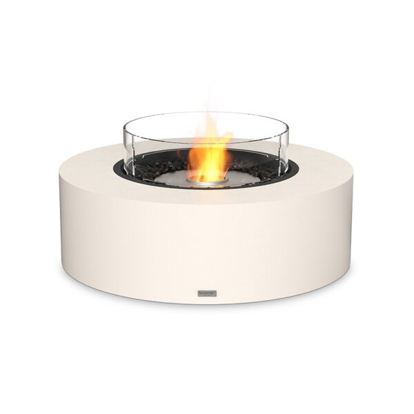Biokominek Ark 40 SS Bone z szybą EcoSmart Fire