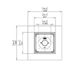 Biokominek Base 40 BK Teak EcoSmart Fire