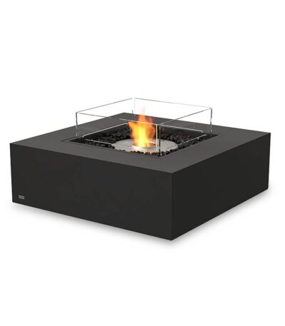 Biokominek Base 40 SS Graphite z szybą EcoSmart Fire