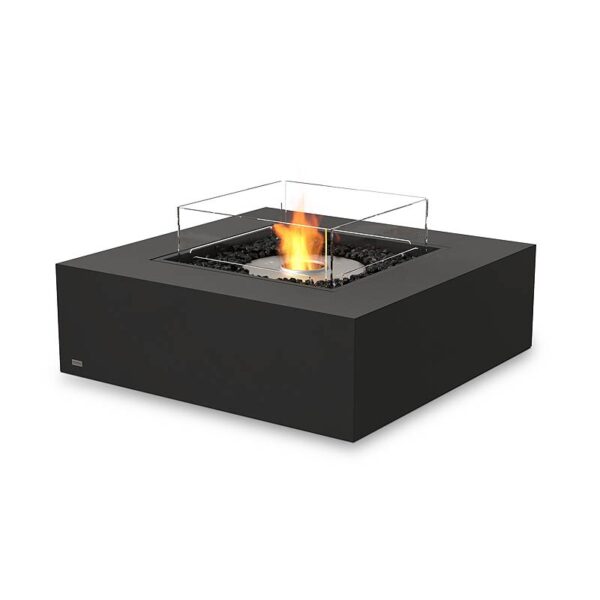Biokominek Base 40 SS Graphite z szybą EcoSmart Fire