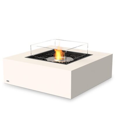 Biokominek Base 40 SS Bone z szybą EcoSmart Fire