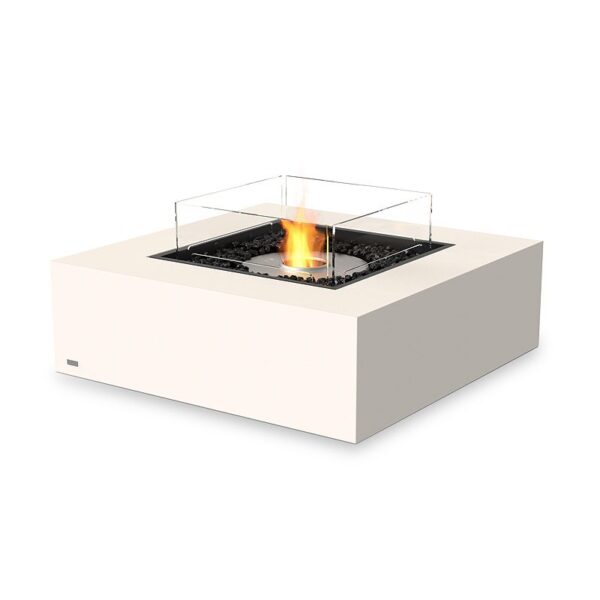 Biokominek Base 40 SS Bone z szybą EcoSmart Fire