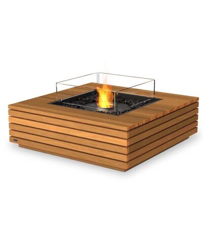 Biokominek Base 40 BK Teak z szybą EcoSmart Fire