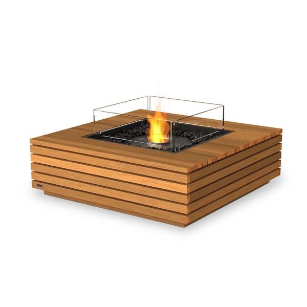 Biokominek Base 40 BK Teak z szybą EcoSmart Fire