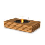 Biokominek Martini 50 BK Teak z szybą EcoSmart Fire