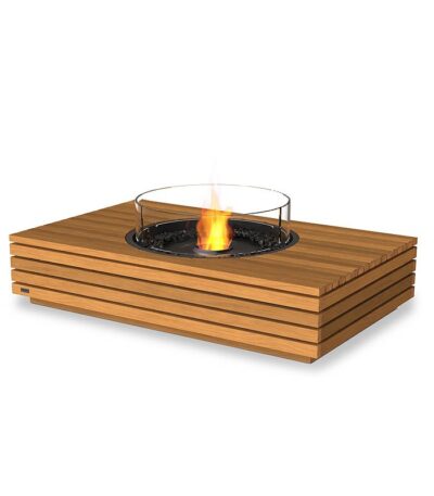 Biokominek Martini 50 BK Teak z szybą EcoSmart Fire
