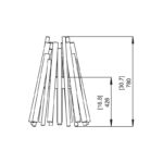 Biokominek Stix Stainless Steel BK EcoSmart Fire