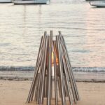 Biokominek Stix Stainless Steel BK EcoSmart Fire