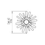 Biokominek Stix 8 Black BK EcoSmart Fire