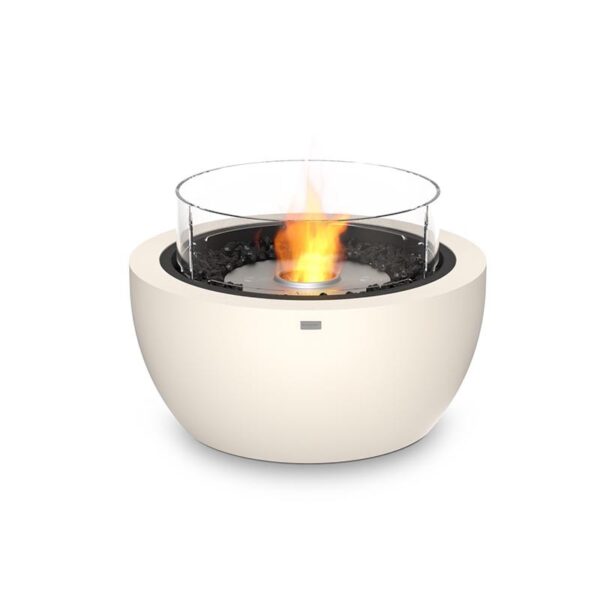 Biokominek Pod 30 SS Bone z szybą EcoSmart Fire